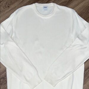Zara Ivory Knit Sweater